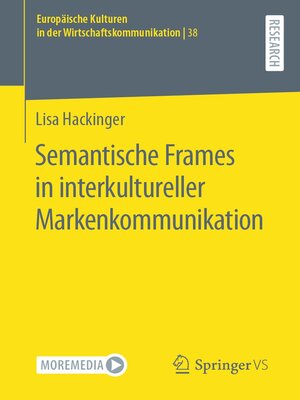 cover image of Semantische Frames in interkultureller Markenkommunikation